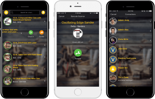 Tool Inventory System Phones
