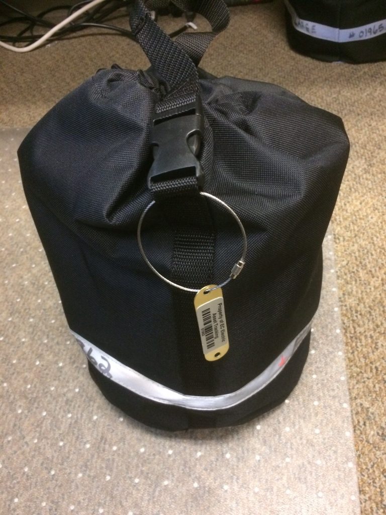Harness Bag with barcode