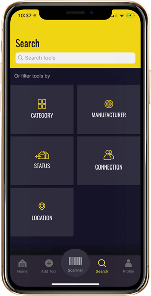 Construction Tool App Search