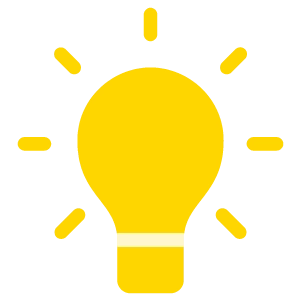 Icon - Lightbulb for Ideas