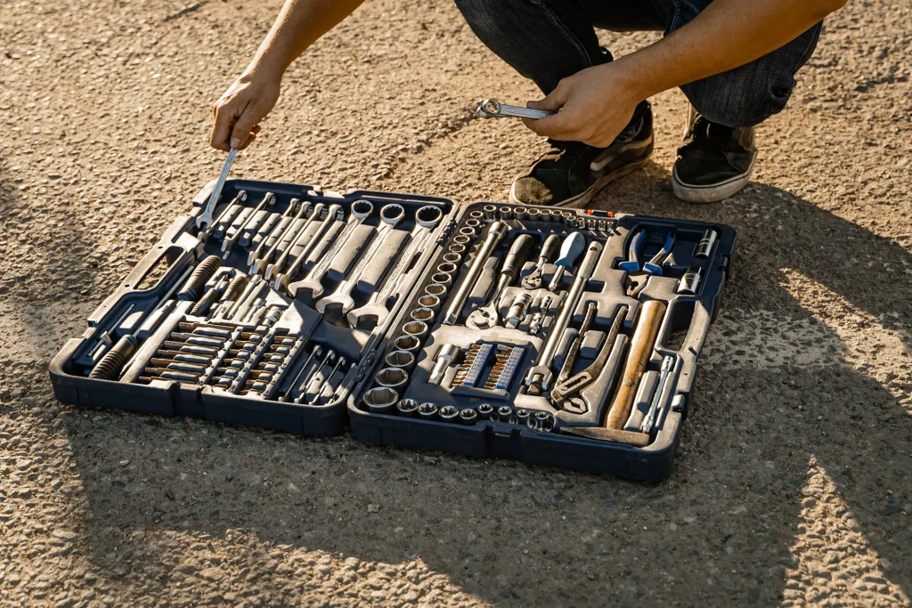 toolbox organization by keeping everything sorted and in the right place. 