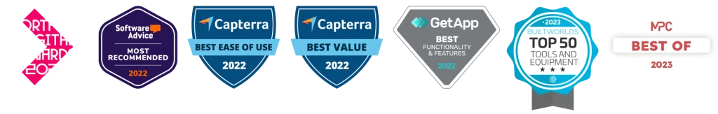 Award-Winning Asset Tracking for Small Tools - Northern Digital Awards 2024 Winner, Software Advice Most Recommended, Capterra Best East of Use, Capterra Best Value, GetApp Best Functionality and Features, BuiltWorlds Top 50 Tools and Equipment, MPC Best of